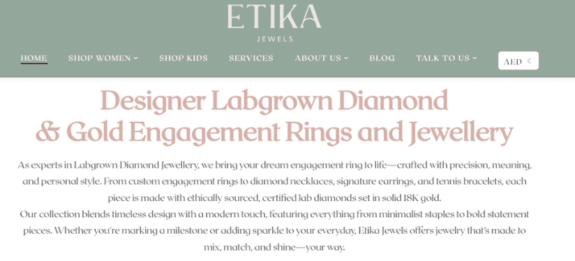 Etika Jewels SEO Campaign | E-commerce Case Study